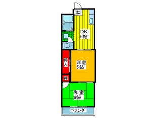 三郷マンションの物件間取画像